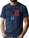 Mp3 Player I Am Your Father T-Shirt for Men & Women, T-Shirts Graphic Tee - Navy