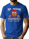 Mr. Meowgi Katrate T-Shirt for Men & Women, T-Shirts Graphic Tee - Blue