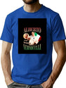 Mr. Spaghetti - Alberto Vermicelli (Samson Gert) Bootleg Graphic T-Shirt - Blue