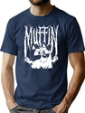 Muffin Death Metal Premium Heavyweight Cotton T-Shirt - Navy