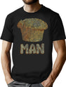 Muffin Man Vintage T-Shirt for Men & Women, T-Shirts Graphic Tee - Black