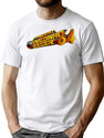 Mundial Ronaldinho Soccer 64 Logo Bootleg Graphic T-Shirt - White