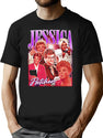 Murder She Wrote In Halloween Vibe Bootleg Graphic T-Shirt - Black