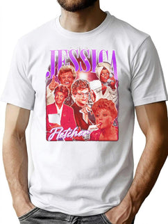 Murder She Wrote In Halloween Vibe Bootleg Graphic T-Shirt - Black