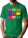 Music Art Bootleg Graphic T-Shirt - Green