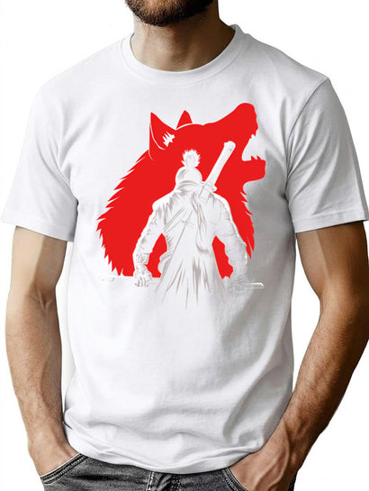Music Vintage The One Armed Wolf Funny Graphic Gifts T-Shirt for Men & Women, T-Shirts Graphic Tee - Black
