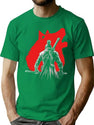 Music Vintage The One Armed Wolf Funny Graphic Gifts T-Shirt for Men & Women, T-Shirts Graphic Tee - Green