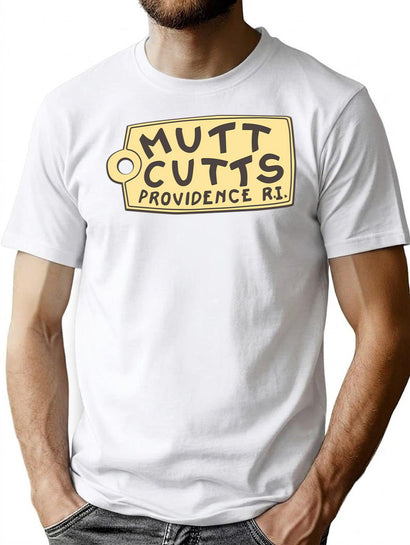 Mutt Cutts Logo T-Shirt for Men & Women, T-Shirts Graphic Tee - Black