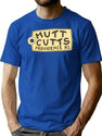 Mutt Cutts Logo T-Shirt for Men & Women, T-Shirts Graphic Tee - Blue