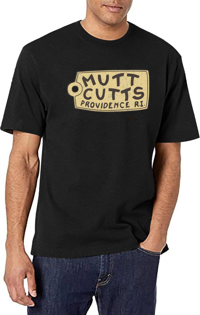 Mutt Cutts - Vintage Logo T-Shirt for Men & Women, T-Shirts Graphic Tee - Black