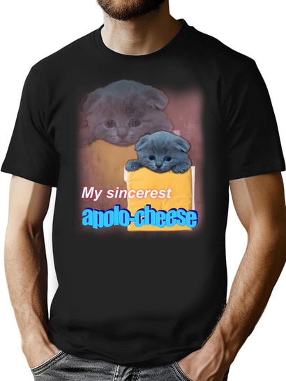 My Apolocheese T-Shirt for Men & Women, T-Shirts Graphic Tee - Black