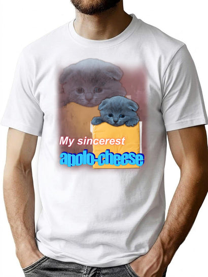 My Apolocheese T-Shirt for Men & Women, T-Shirts Graphic Tee - Black