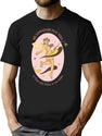 My Kingdom Has Wifi Vintage Fairy Design T-Shirt for Men & Women, T-Shirts Graphic Tee - Black