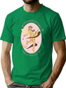 My Kingdom Has Wifi Vintage Fairy Design T-Shirt for Men & Women, T-Shirts Graphic Tee - Green