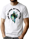My Love - Funny Bad Translation Of Flirting Bootleg Graphic T-Shirt - White
