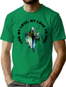 My Love - Funny Bad Translation Of Flirting Bootleg Graphic T-Shirt - Green