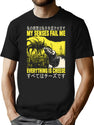 My Senses Fail Me Rat T-Shirt for Men & Women, T-Shirts Graphic Tee - Black