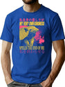 My Very Own Kindness Armadillo T-Shirt for Men & Women, T-Shirts Graphic Tee - Blue