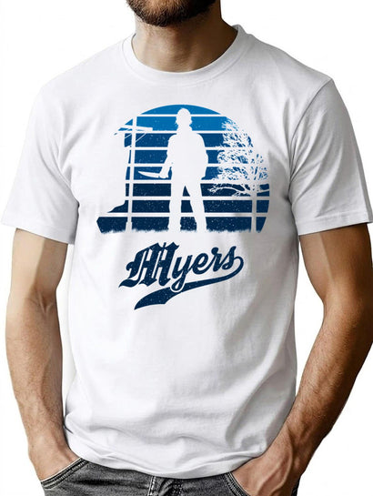 Myers Sun Set T-Shirt for Men & Women, T-Shirts Graphic Tee - Black