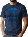 Myers Sun Set T-Shirt for Men & Women, T-Shirts Graphic Tee - Navy