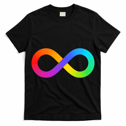 Neurodiversity Rainbow Infinity Autism T-Shirt