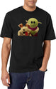 Nanalan Mona and Russer Black T-Shirt - White