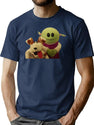 Nanalan Mona and Russer Premium Heavyweight Cotton T-Shirt - Navy