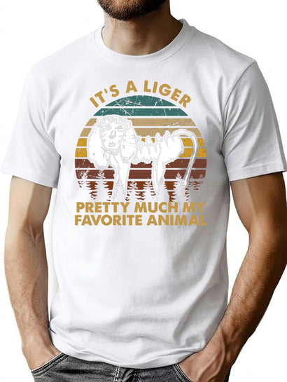 Napoleon Art Dynamite Its A Liger Pretty Much My Favorite T-Shirt for Men & Women, T-Shirts Graphic Tee - Black