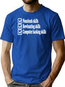 Napoleon Dynamite Skills Premium Heavyweight Cotton T-Shirt - Blue