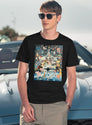 Nara Favorit T-Shirt for Men & Women, T-Shirts Graphic Tee - Navy