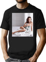 Natalie Portman Sexy Premium Heavyweight Cotton T-Shirt - Black