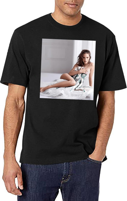 Natalie Portman Sexy Black T-Shirt - Black