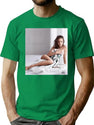 Natalie Portman Sexy Premium Heavyweight Cotton T-Shirt - Green
