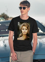 Natural Passionate Joy Acting Sexy Beauty Sophia Loren Funny Graphic Gifts T-Shirt for Men & Women, T-Shirts Graphic Tee - Navy