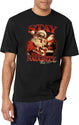 Naughty Santa Claus Vintage Style Santa T-Shirt for Men & Women, T-Shirts Graphic Tee - White