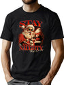 Naughty Santa Claus Vintage Style Santa T-Shirt for Men & Women, T-Shirts Graphic Tee - Green