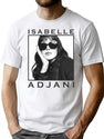 Needed Gifts The Black Dahlia Adjani Light Blue Vintage Photograp T-Shirt for Men & Women, T-Shirts Graphic Tee - White