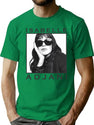 Needed Gifts The Black Dahlia Adjani Light Blue Vintage Photograp T-Shirt for Men & Women, T-Shirts Graphic Tee - Green