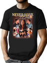 Never Have I Ever Bootleg Vintage Bootleg Graphic T-Shirt - Black