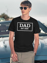 New Dad 2025 Funny T-Shirt for Men & Women, T-Shirts Graphic Tee - Navy