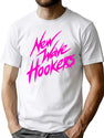 New Wave Hookers Funny Vintage Porn Movies T-Shirt for Men & Women, T-Shirts Graphic Tee - White