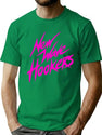 New Wave Hookers Funny Vintage Porn Movies T-Shirt for Men & Women, T-Shirts Graphic Tee - Green