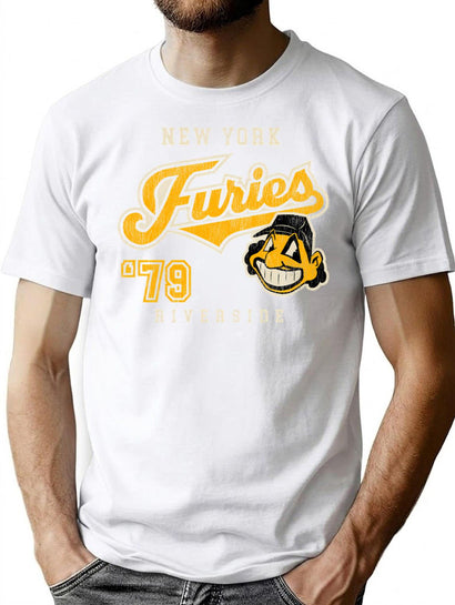 New York Furies From Warriors Worn Dks T-Shirt for Men & Women, T-Shirts Graphic Tee - Black