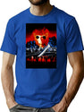 New York New Problem Bootleg Graphic T-Shirt - Blue