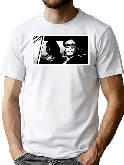 Night Of The Living Dead Car Scene T-Shirt for Men & Women, T-Shirts Graphic Tee - Black