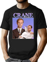 Niles Crane Premium Heavyweight Cotton T-Shirt - Black