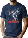 No Disassemble Johnny Five T-Shirt for Men & Women, T-Shirts Graphic Tee - Navy