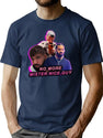No More Mister Nice Guy Bootleg Graphic T-Shirt - Navy