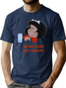 No Soy Floja Naci Cansada Mafalda T-Shirt for Men & Women, T-Shirts Graphic Tee - Navy
