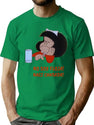 No Soy Floja Naci Cansada Mafalda T-Shirt for Men & Women, T-Shirts Graphic Tee - Green